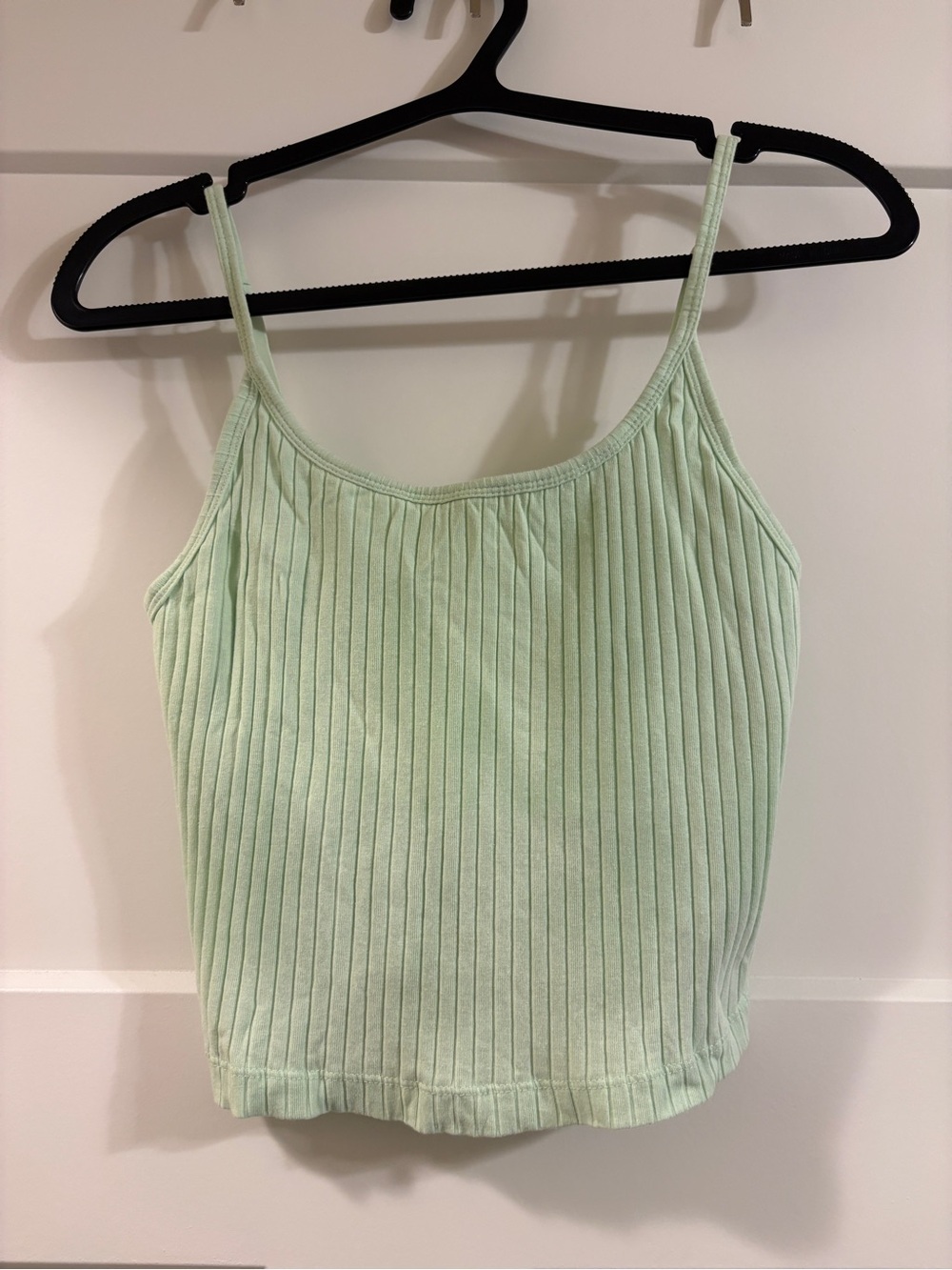 Old Navy Light Mint Ribbed Spaghetti-Strap Camisole